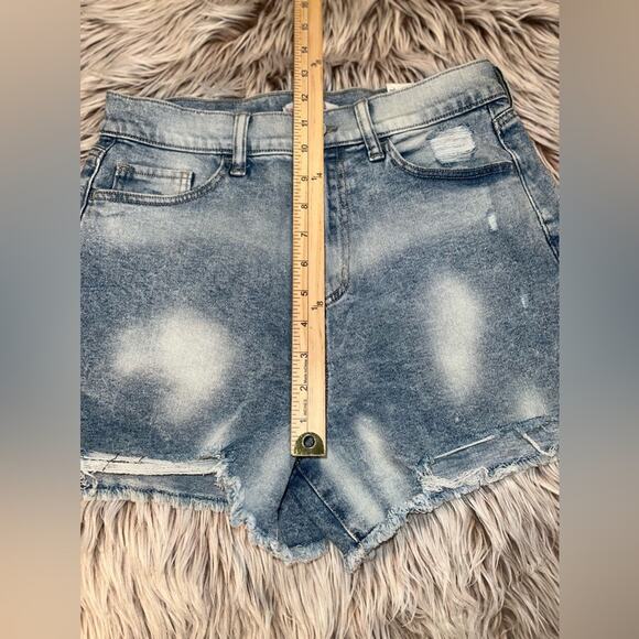 SO women’s high rise boyfriend midi jeans shorts - Picture 6 of 9